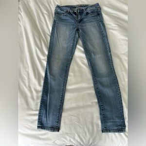 American Eagle Outfitters Blue Straight Leg Jeggings